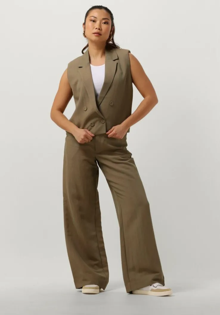 olijf my essential wardrobe wijde broek emmymw wide pant