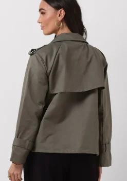 MY ESSENTIAL WARDROBE trenchcoats miramw short trenchcoat><noscript><img width=