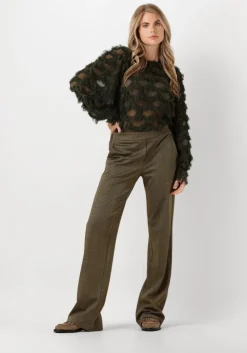 olijf nukus wijde broek britt pants lurex