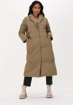 olijf stand studio gewatteerde jas gryer coat