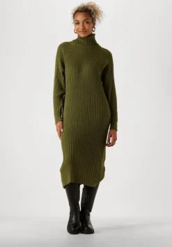 Y.A.S. midi jurk yasmavi knit midi rollneck dress>DAMES Jurken