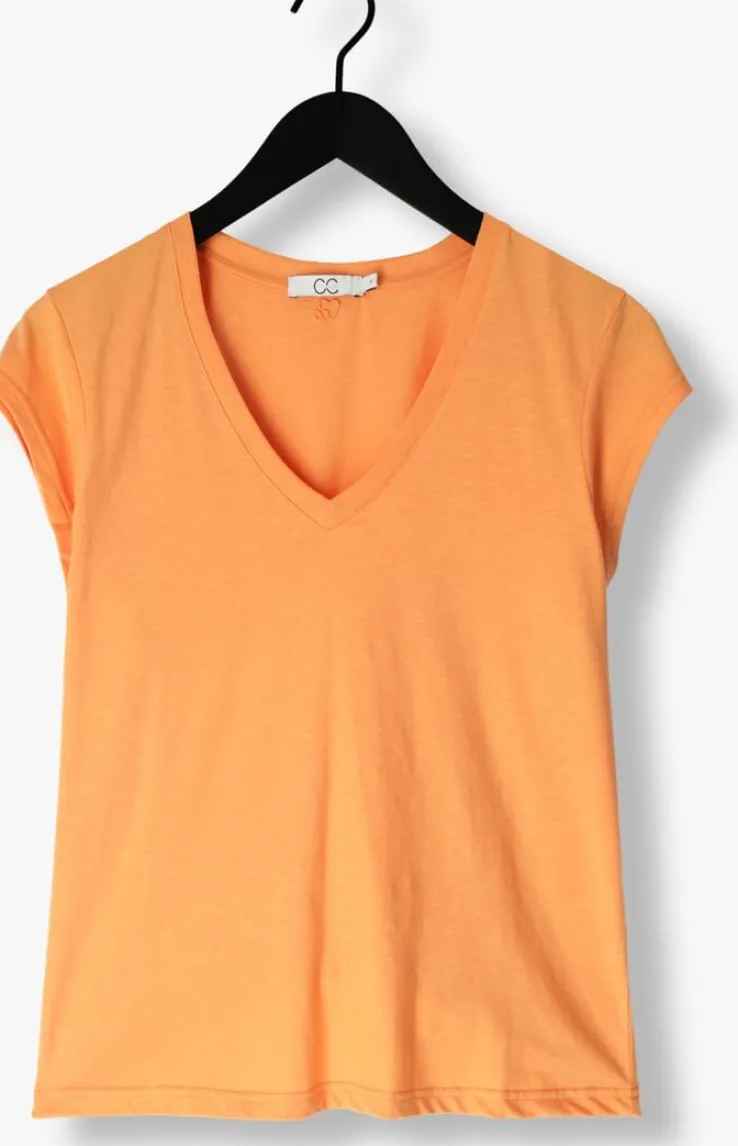 oranje cc heart t-shirt basic v-neck t-shirt