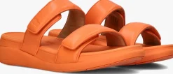 oranje fitflop platte sandalen iw2