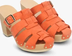 oranje jan jansen clogs woodie be good