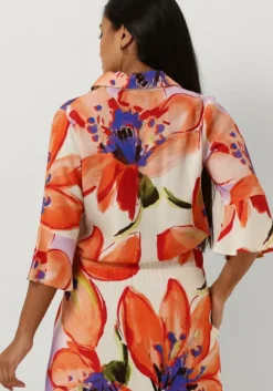 JANSEN AMSTERDAM blouses wbf773 woven print blouse 3/4 sleeve><noscript><img width=