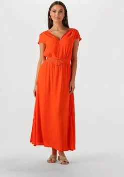 oranje louizon maxi jurk fayence