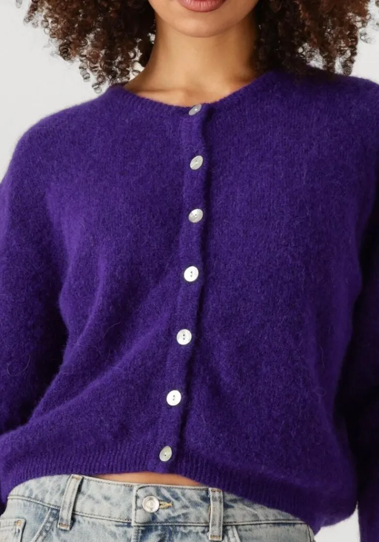 AMERICAN VINTAGE e vest vitow cardigan>DAMES Truien & Vesten