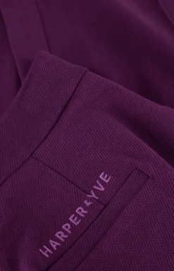 paarse harper & yve wijde broek holly-pa