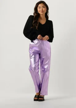 paarse ibana pantalon perfecta metallic