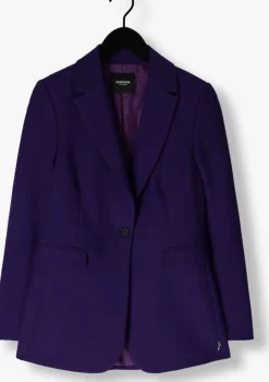 paarse jansen amsterdam blazer wq238 woven blazer with long sleeve