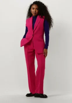 paarse jansen amsterdam coltrui cj198 crepe jersey top with wrinkling at turtle neck