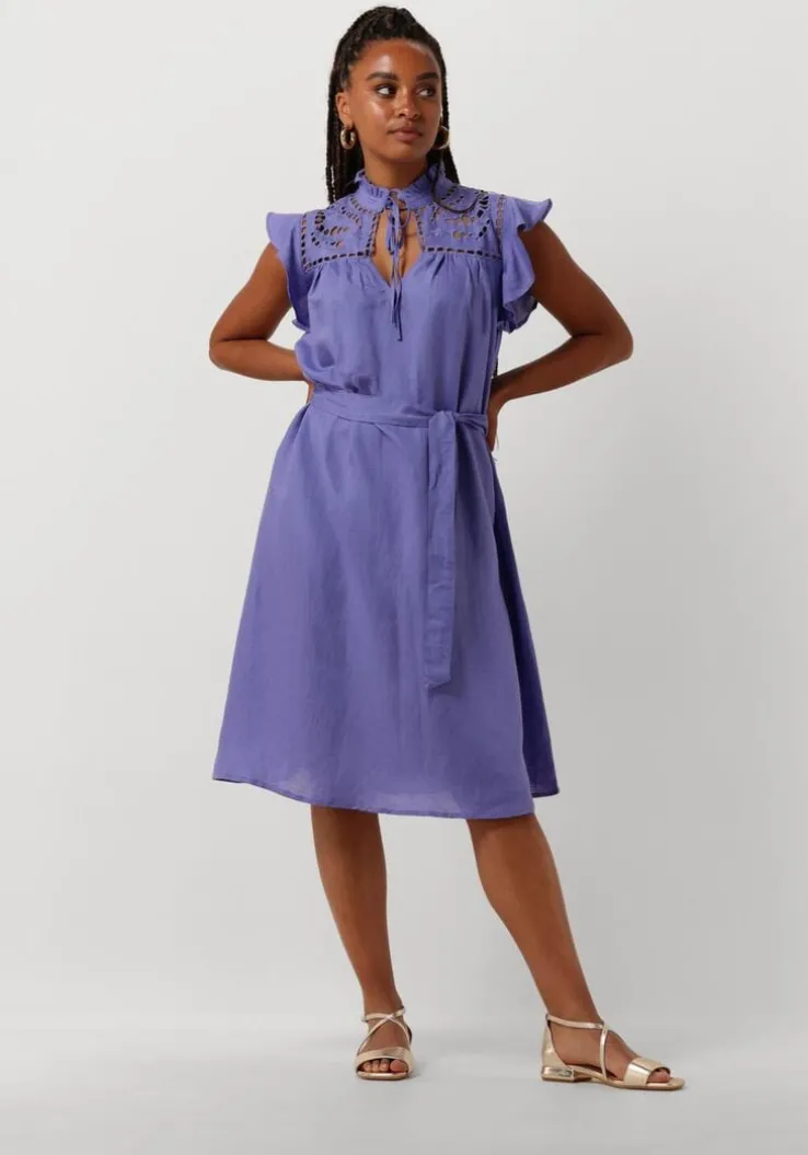 paarse minus midi jurk alaya knee length dress