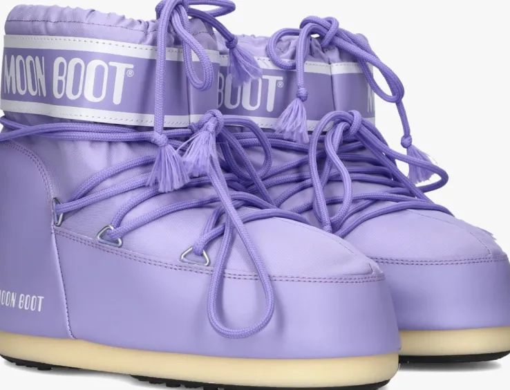 paarse moon boot snowboots icon low nylon