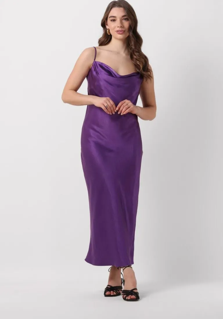 NOTRE-V e maxi jurk satin strap dress>DAMES Jurken