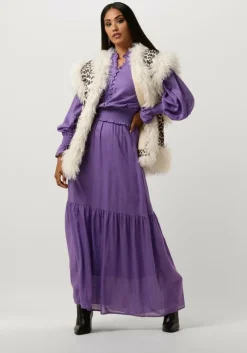 paarse notre-v oorbellen s23-014