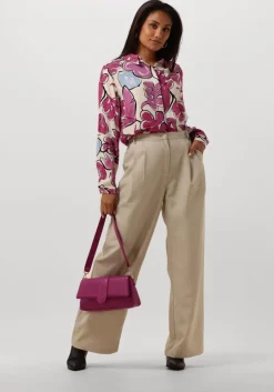 paarse notre-v schoudertas puffy jasmin