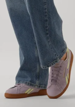 paarse reebok lage sneakers club c grounds