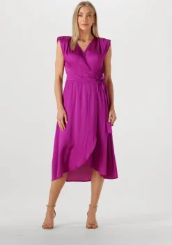 paarse suncoo midi jurk cesaria