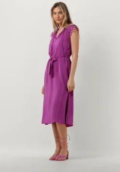 SUNCOO e midi jurk celest>DAMES Jurken