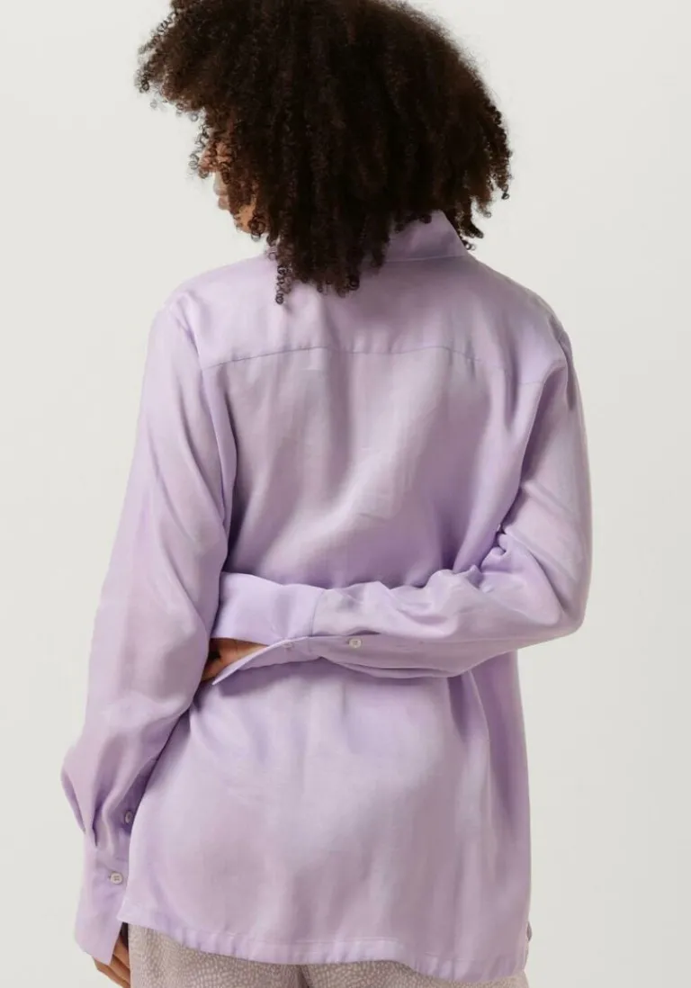 VANILIA e blouses relax satin shirt>DAMES Blouses