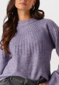 paarse y.a.s. trui yaspaia ls knit pullover s.