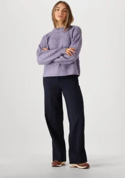 paarse y.a.s. trui yaspaia ls knit pullover s.