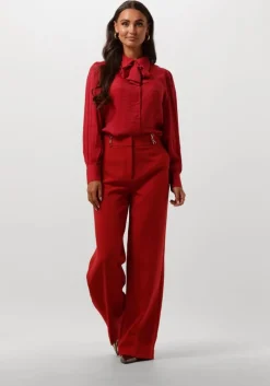 AAIKO rode blouses veronne tie vis 517>DAMES Blouses