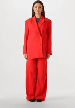 ALIX THE LABEL rode blazer ladies woven oversized blazer>DAMES Pakken|Blazers