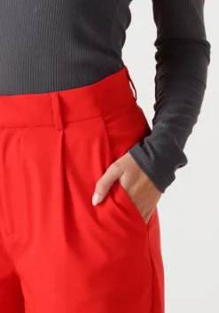 rode alix the label pantalon ladies woven pleat pants