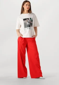 rode alix the label pantalon ladies woven pleat pants