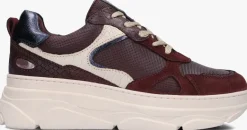 BLASZ rode lage sneakers jana-09>DAMES Sneakers