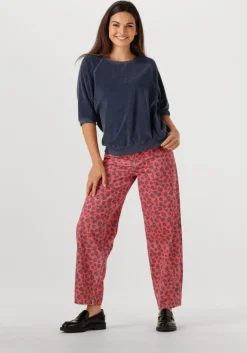 BY-BAR rode mom jeans lew red cheetah pants><noscript><img width=