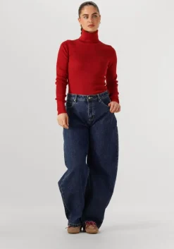 rode calvin klein coltrui woven label roll neck