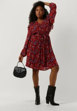 CIRCLE OF TRUST rode mini jurk evie dress>DAMES Jurken