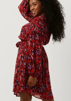 CIRCLE OF TRUST rode mini jurk evie dress><noscript><img width=