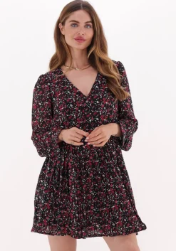 rode colourful rebel mini jurk olsa mini flower mini dress