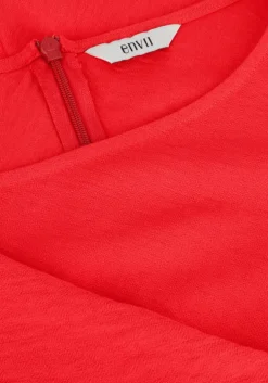 rode envii mini jurk enelba ls dress 7195