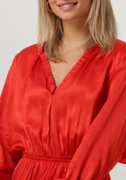 EST'SEVEN rode est'seven mini jurk est’journee dress bambu><noscript><img width=