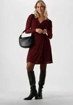 FABIENNE CHAPOT rode mini jurk flake dress>DAMES Jurken
