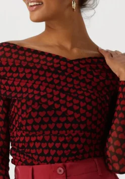 FABIENNE CHAPOT rode top duzzy top><noscript><img width=