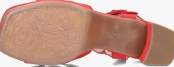 rode gabor sandalen met hak 953
