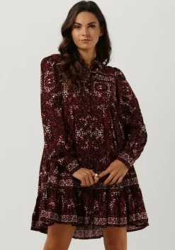 rode idano mini jurk teana