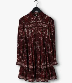 rode idano mini jurk teana