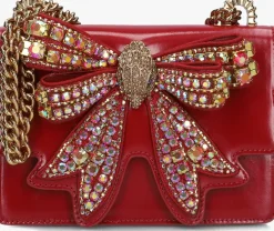 KURT GEIGER LONDON rode handtas bow small shoreditch>DAMES Handtassen
