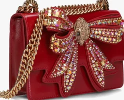 KURT GEIGER LONDON rode handtas bow small shoreditch>DAMES Handtassen
