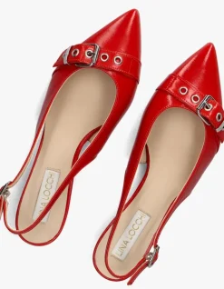 LINA LOCCHI rode slingbacks au 23><noscript><img width=