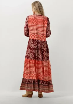 LOLLYS LAUNDRY rode maxi jurk neell maxi dress ls><noscript><img width=