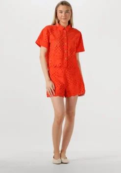 LOUIZON rode korte broek nido>DAMES Broeken|Shorts