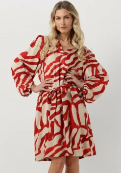 MINUS rode mini jurk jassie short dress>DAMES Jurken