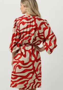 MINUS rode mini jurk jassie short dress>DAMES Jurken